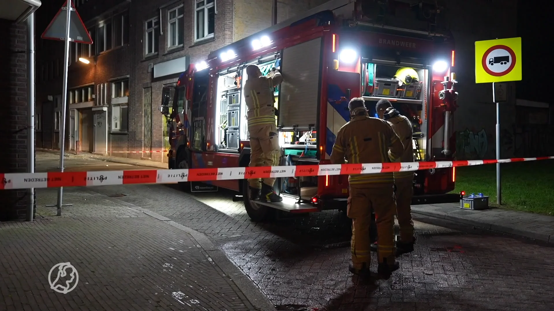 Brand bij woning in Boterstraat in centrum Schiedam