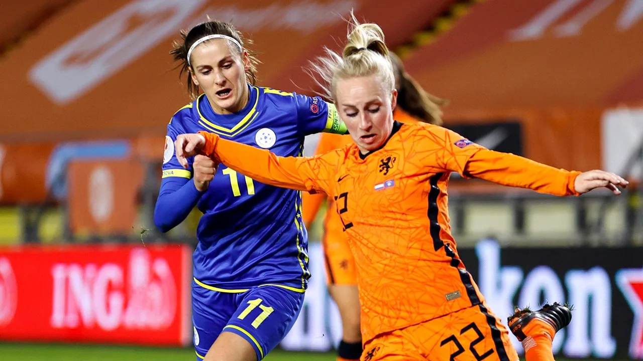 SAMENVATTING: Oranje Leeuwinnen - Kosovo