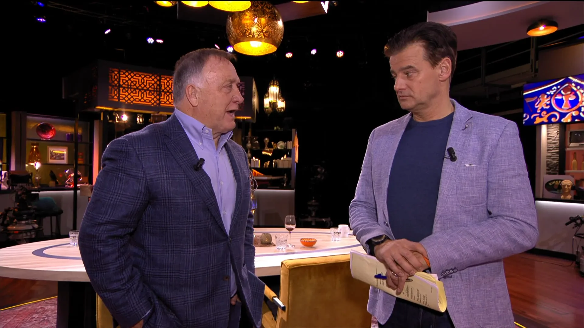 Dick op z’n gemak bij De Oranjewinter: ‘Jullie passen met z’n drieën precies bij elkaar!’