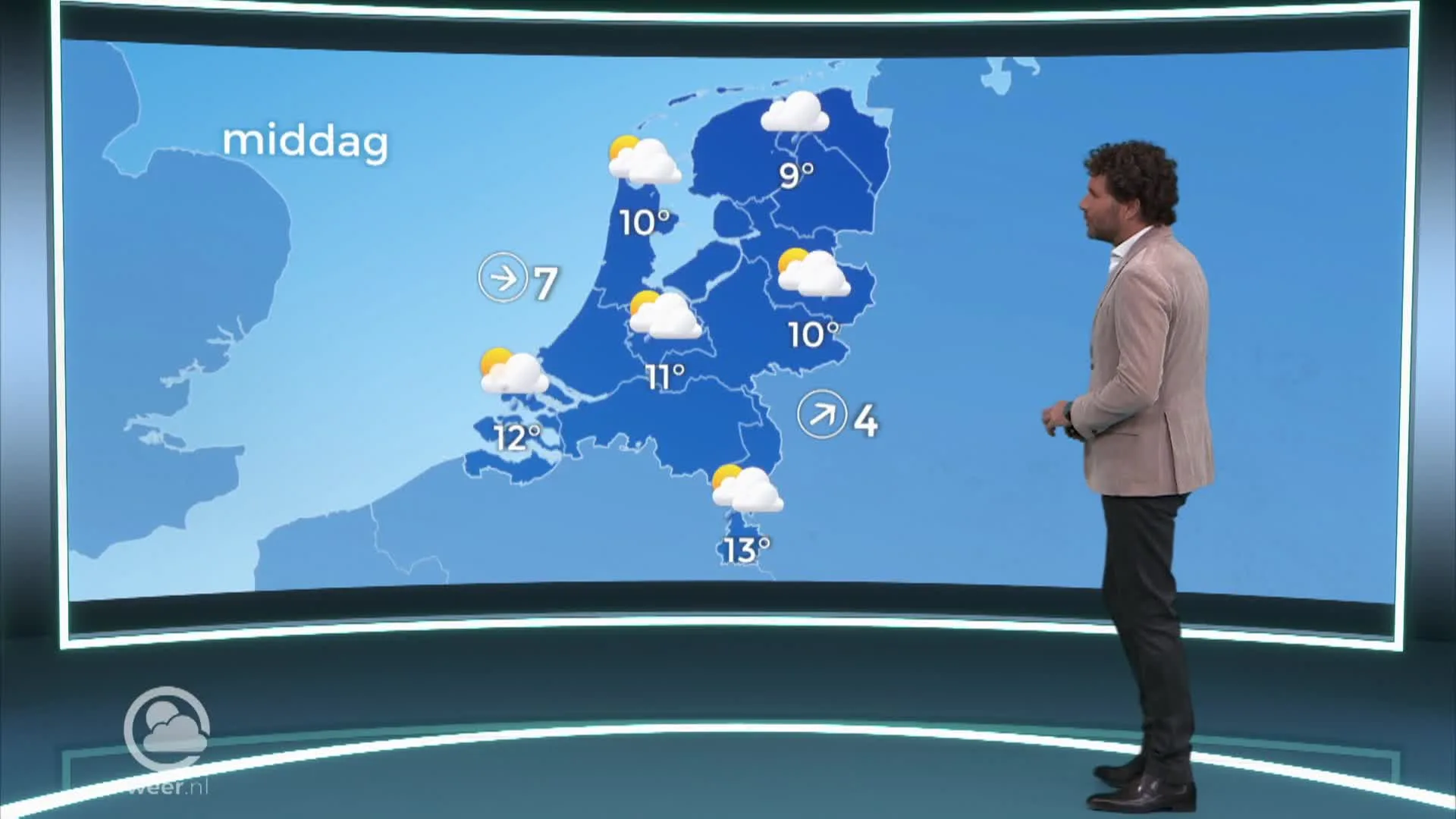 Weerbericht zaterdag 25 maart