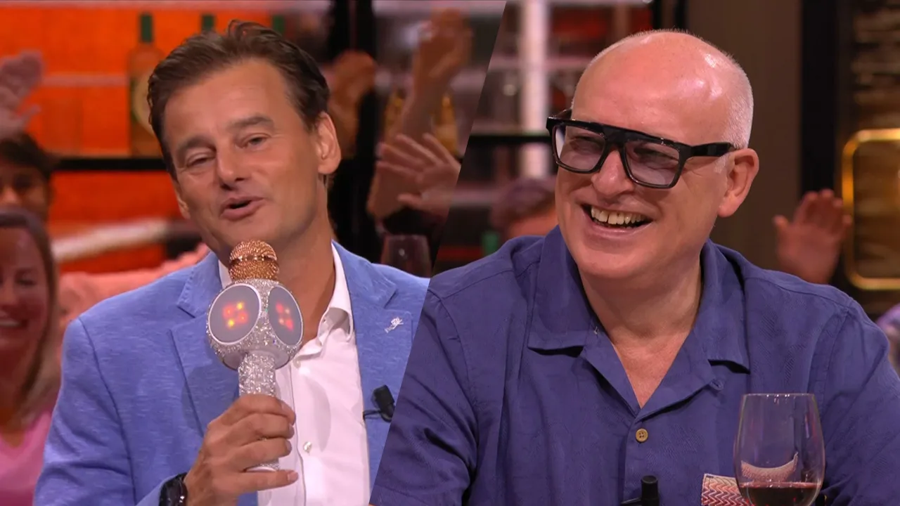 Wilfred sluit uitzending zingend af, René gaat stuk!