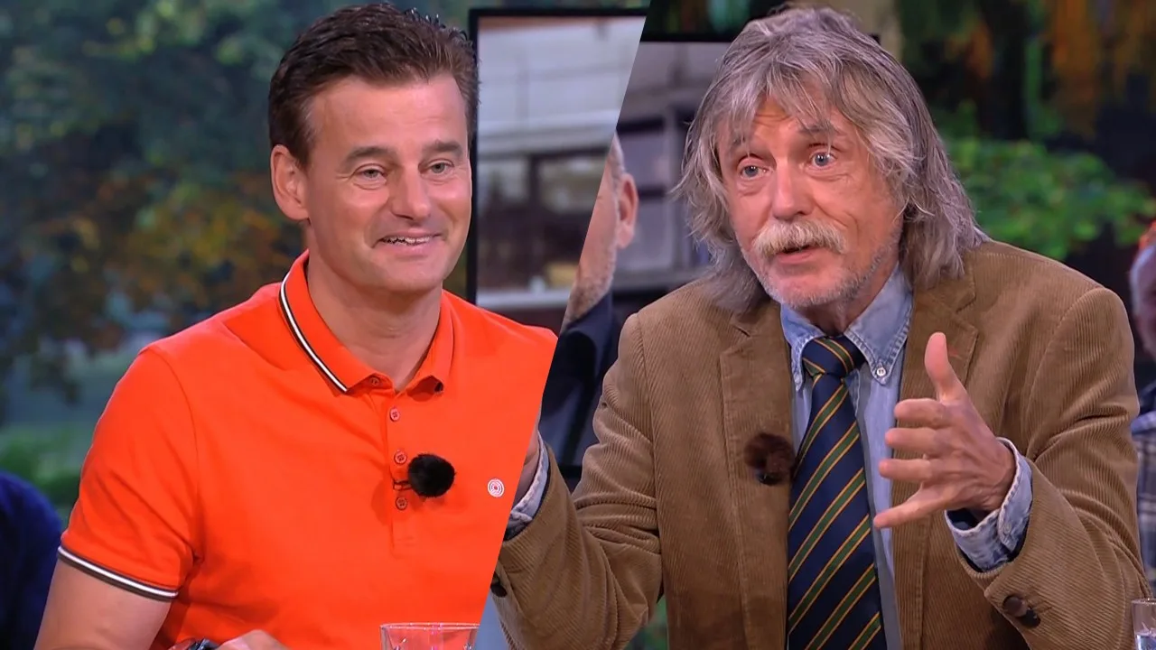 Johan stoort zich binnen minuut aan Wilfred: 'Wat heb jij geg...