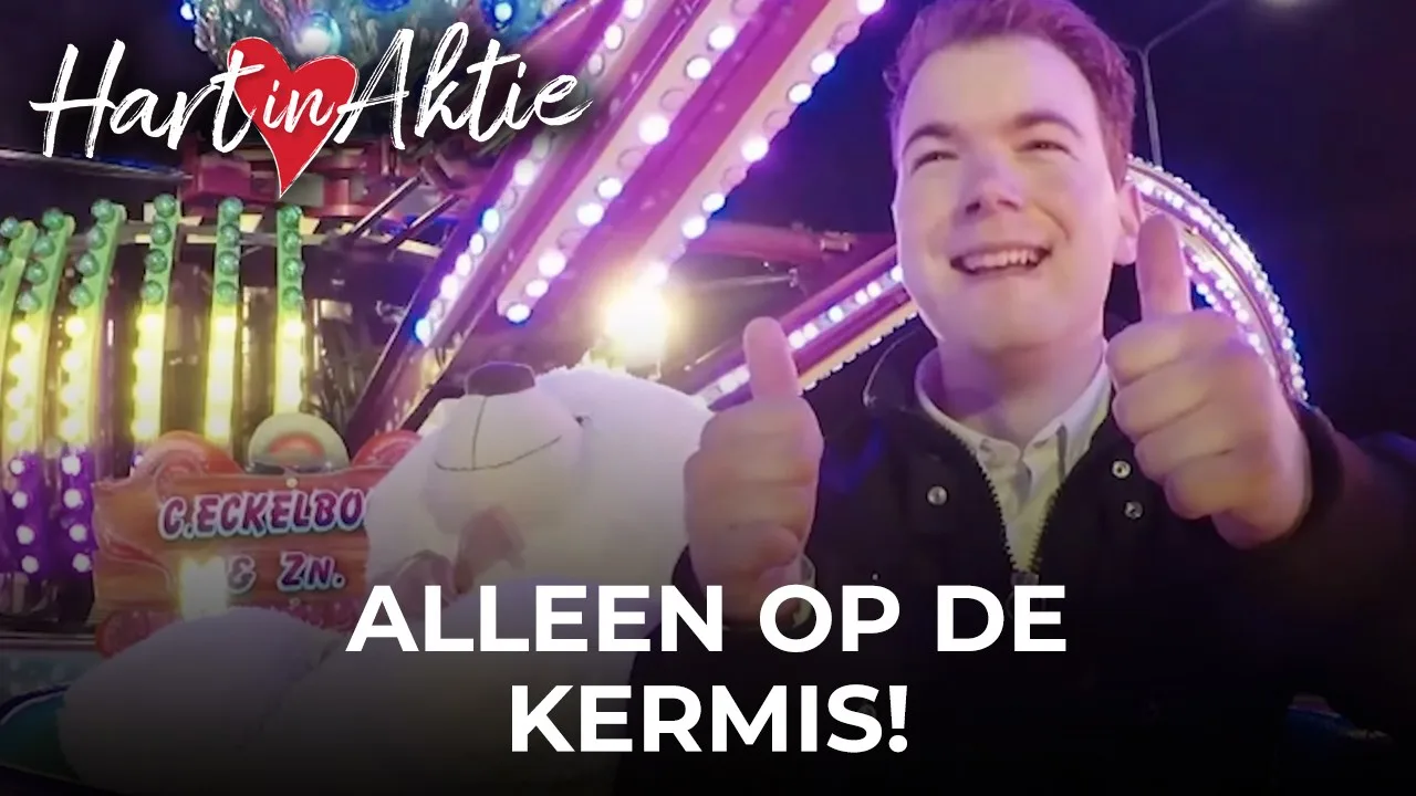 Kermisfan Mitchel heeft de dag van zijn leven