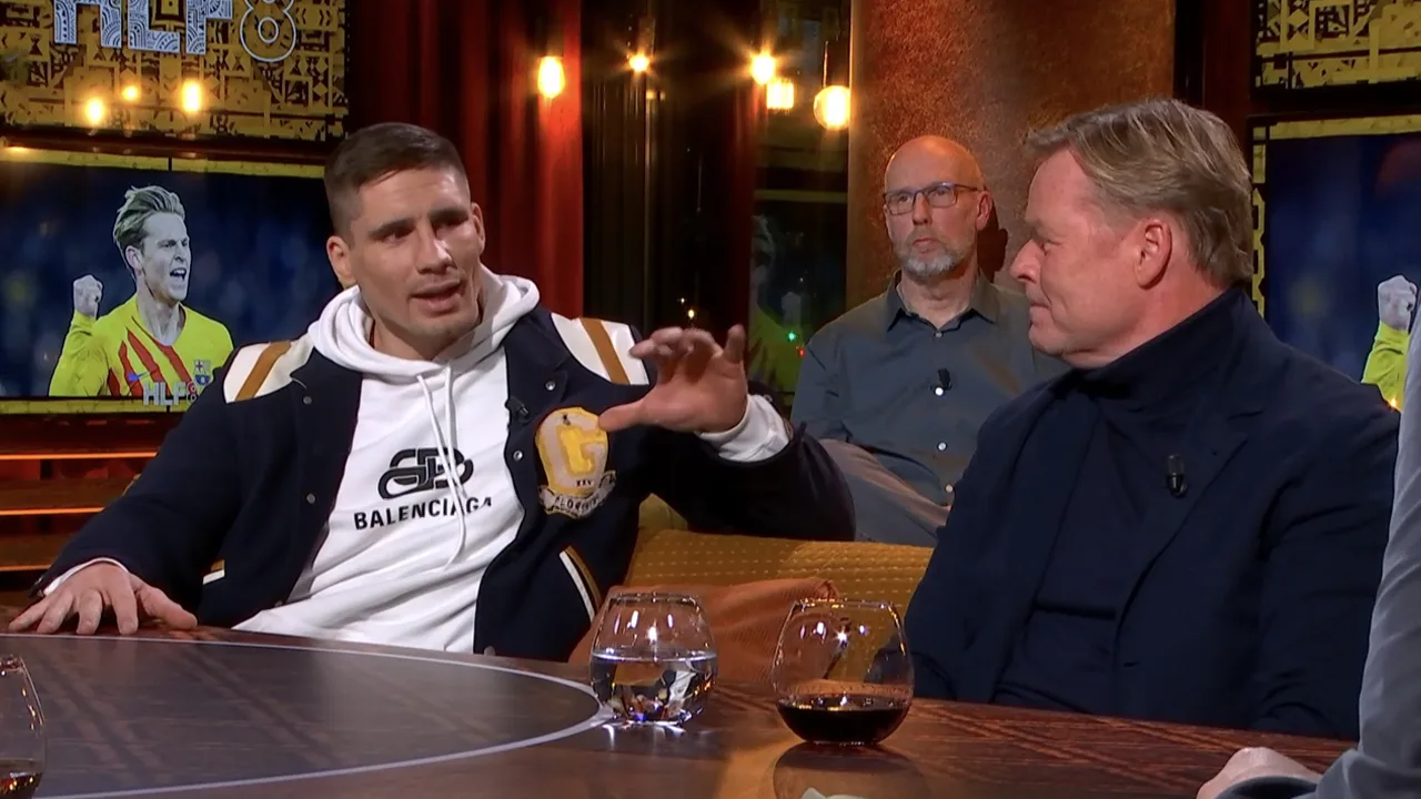 Rico Verhoeven breekt in tijdens verhaal Koeman: ‘Ik vind dit moeilijk’