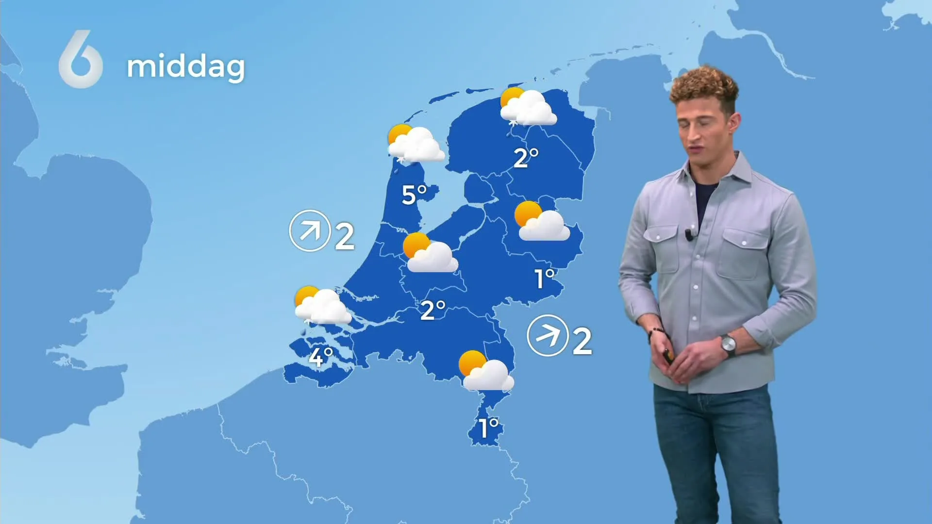 Het weer dit weekend: wolken, zon en lokaal een winterse bui