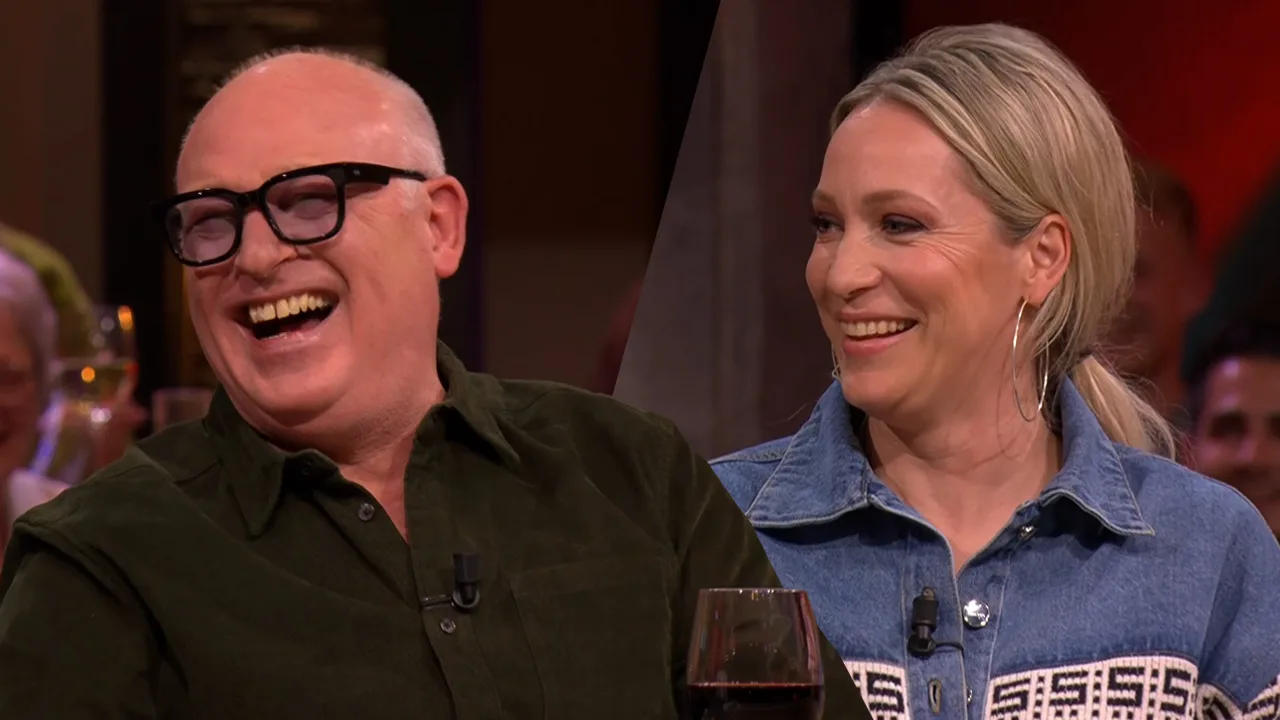 Hélène vertelt welke BN'er als sekssymbool wordt gezien; René weet niet wat hij hoort