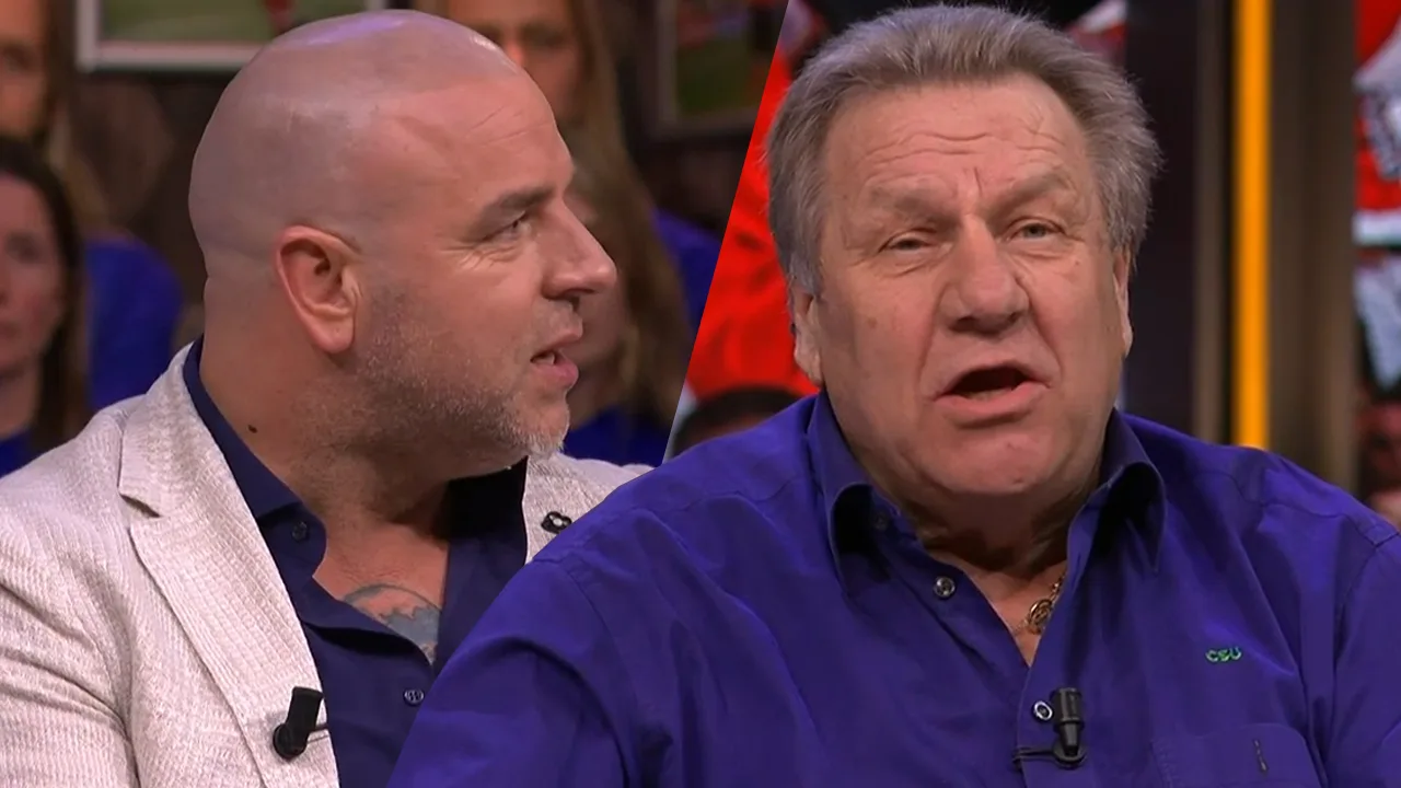 Jan dolt met Andy na verlies Ajax: 'Pak die emmer, hij gaat weer janken!'