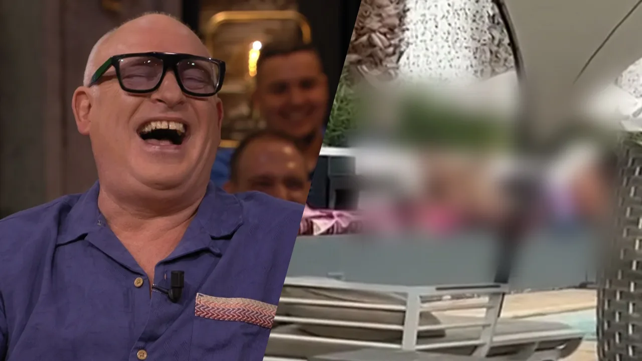 René giert om vulgair filmpje: 'Dat zou Andy van der Meijde kunnen zijn'