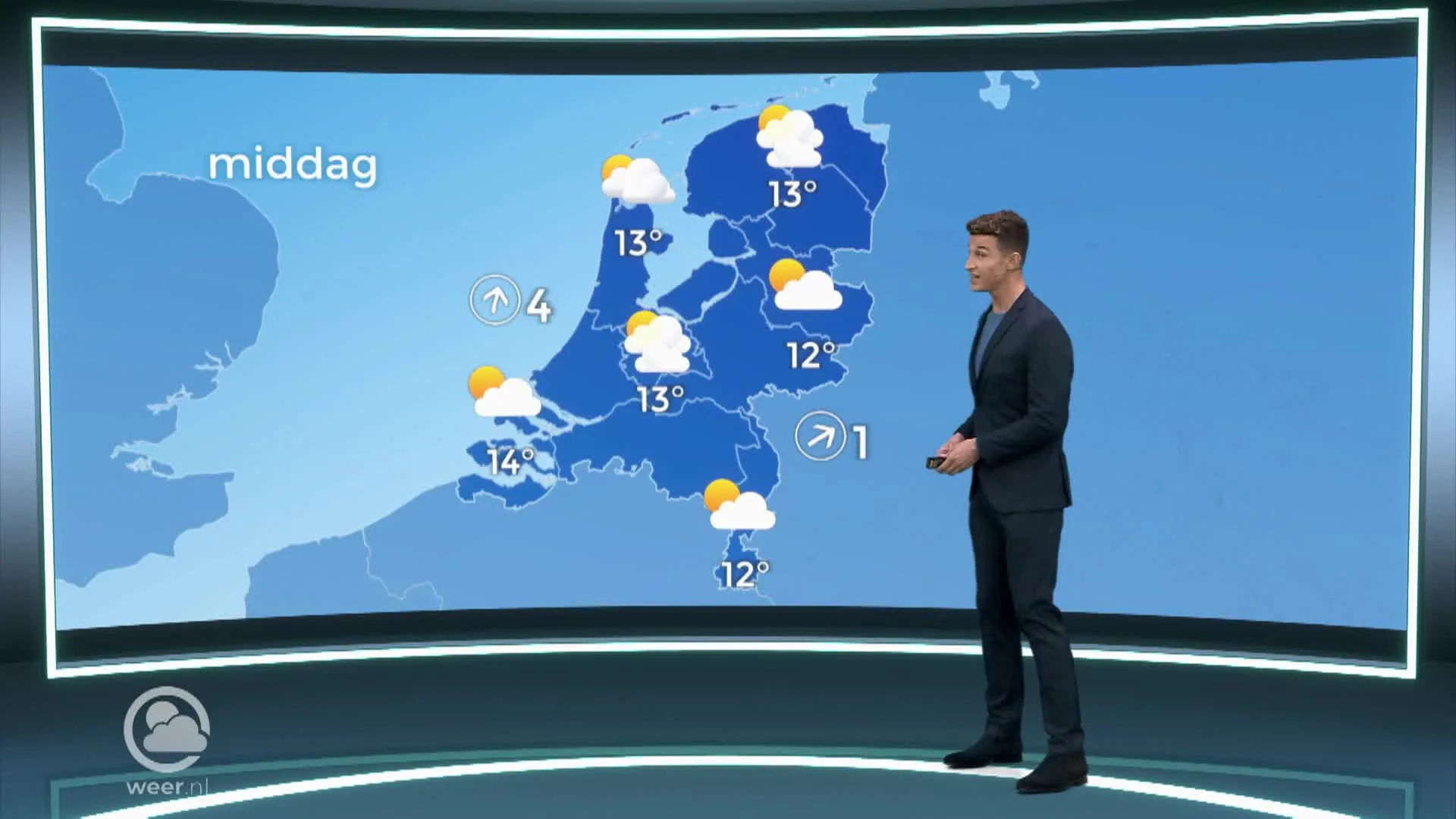 Weerbericht zaterdag 23 oktober 2021