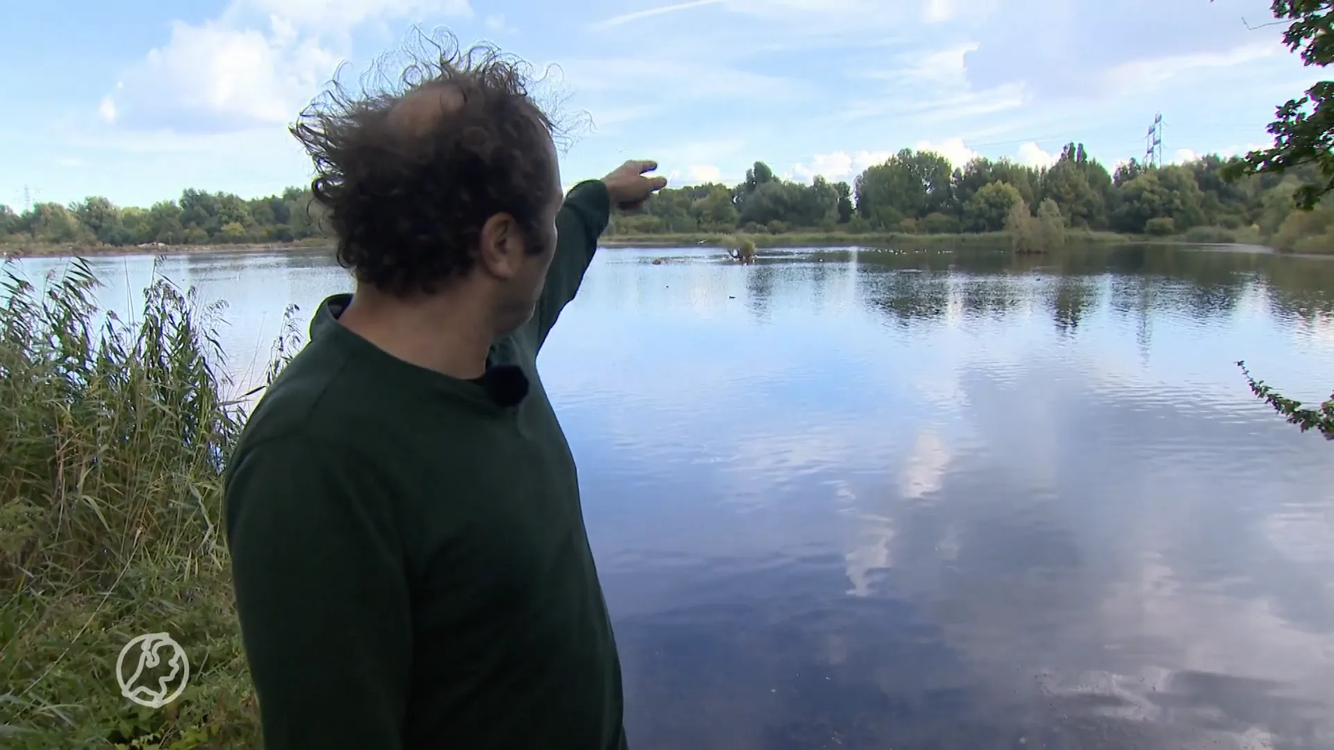 Demonstratie tegen windmolens in Amsterdam