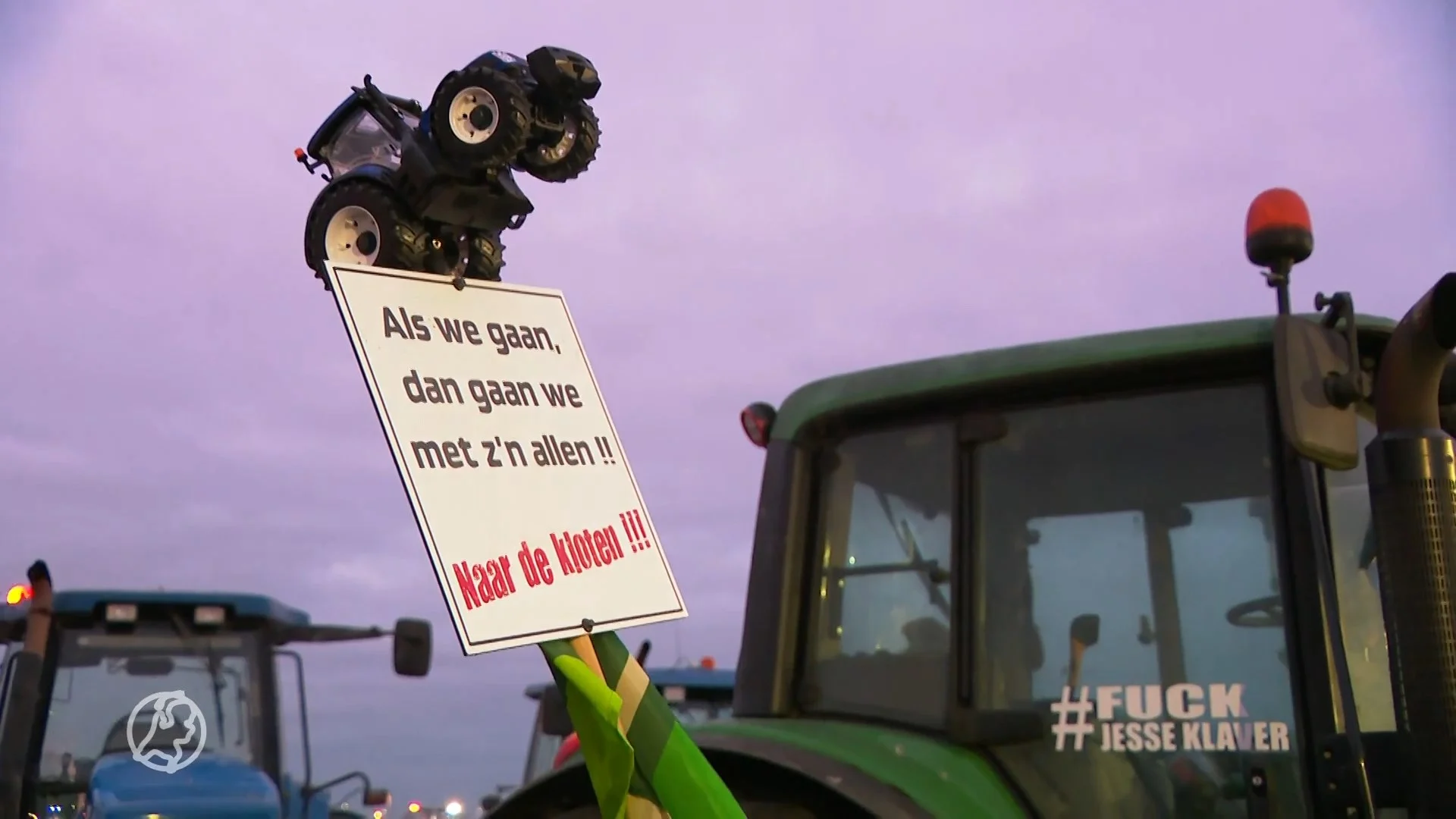 Protesterende boeren willen Schiphol 'uitkopen'