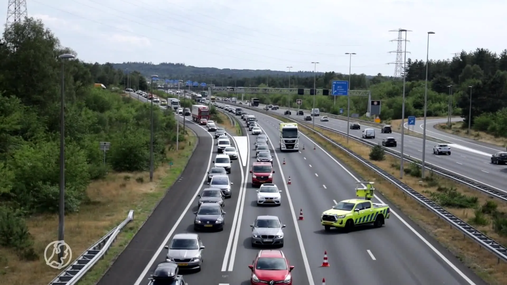 Ongeluk met touringcar A50