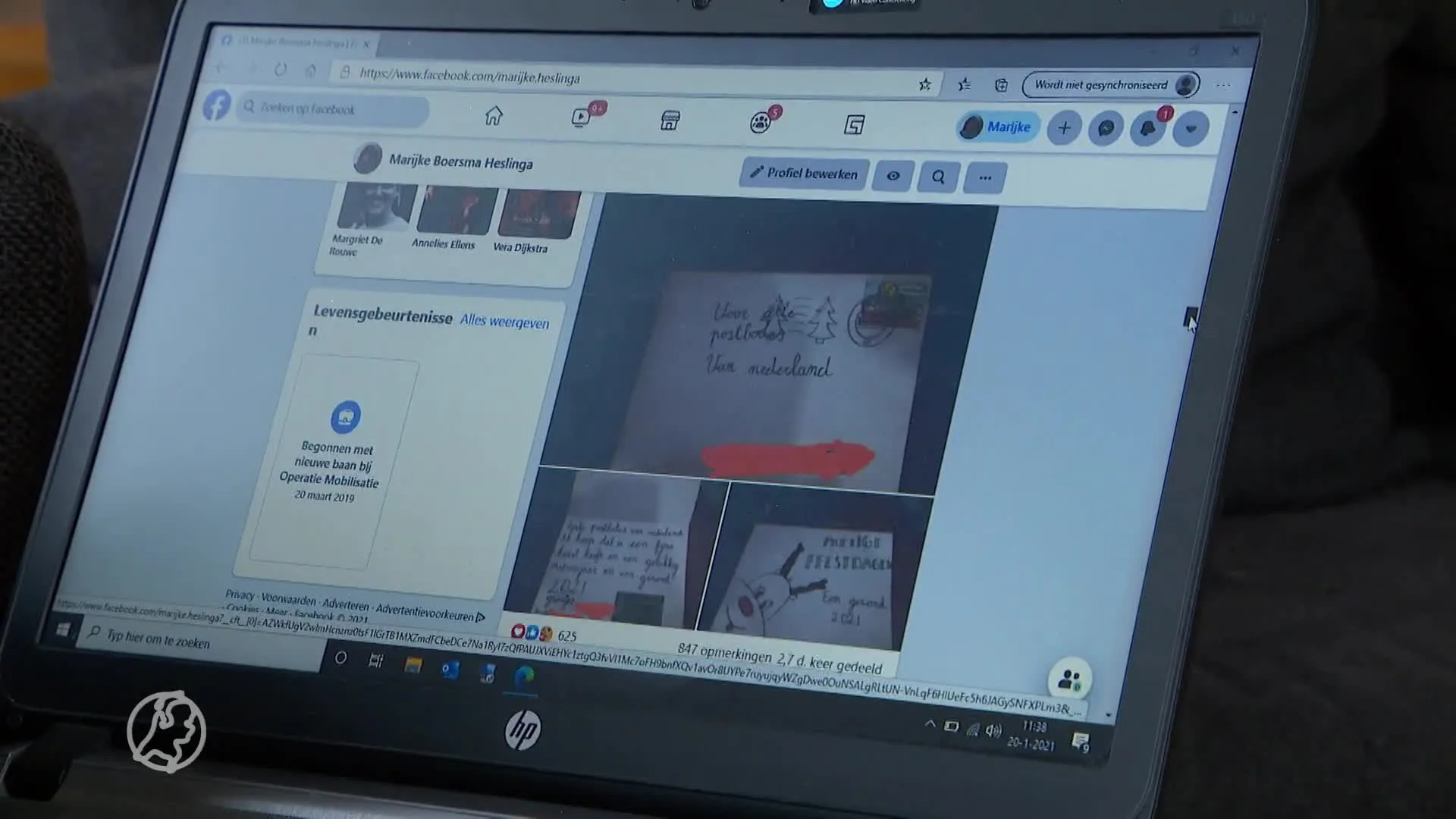 Britt krijgt bijna 1000 kerstkaarten: 'Het hele huis hangt vo...