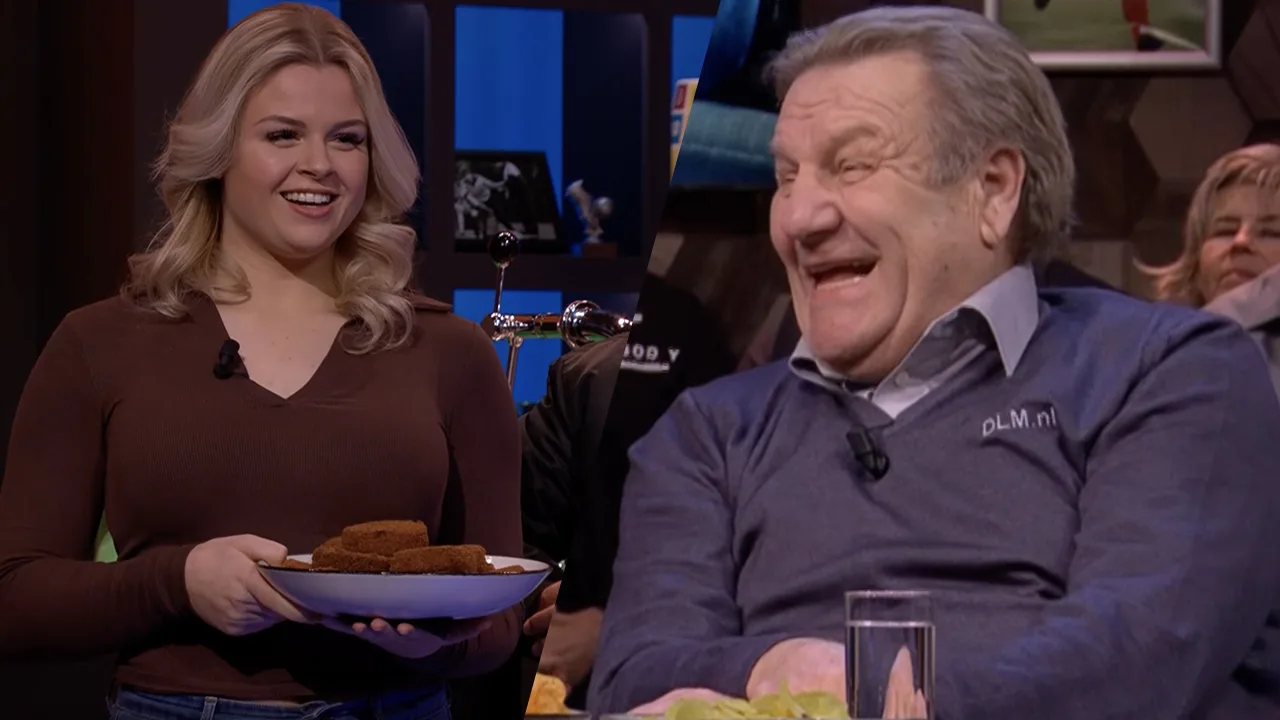 Jan ontvangt bamischijf uit Sittard: 'Klasse, Veerle!'