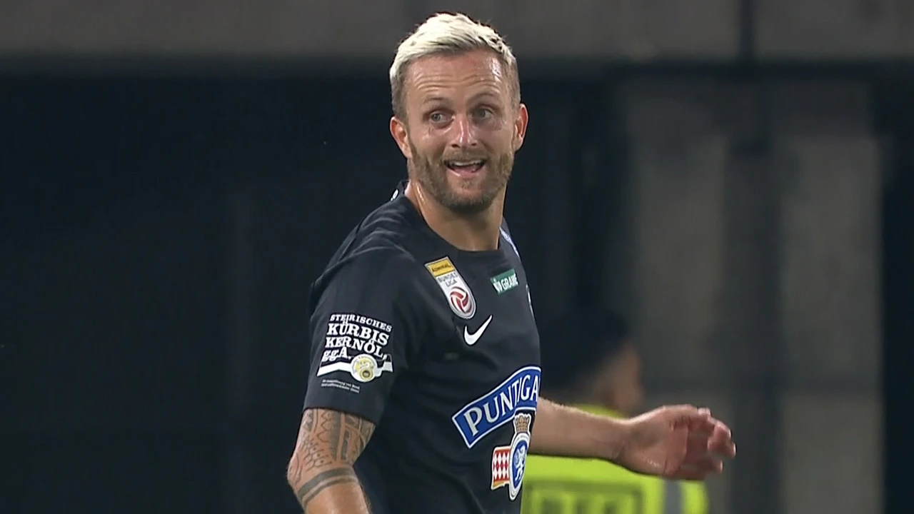 KANS: Jantscher raakt namens Sturm Graz twee keer de paal