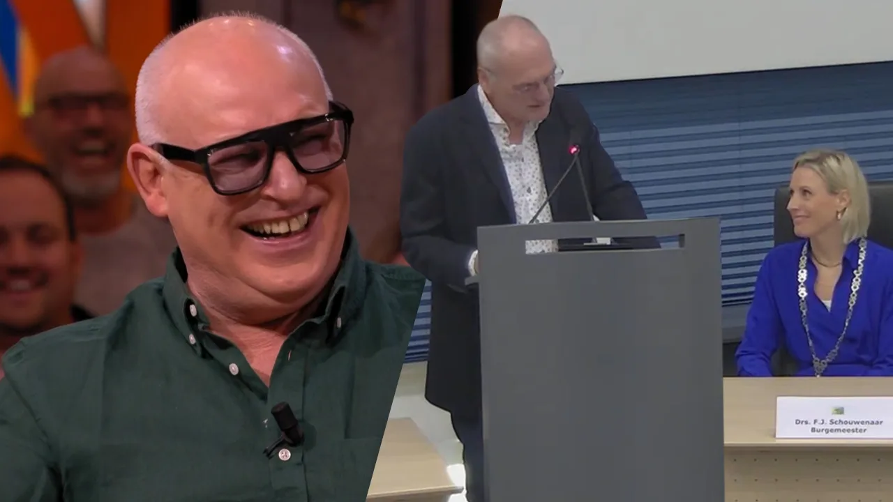 René gaat stuk om verspreking bij installatie burgemeester: 'Ik wens jou enorm veel seks'