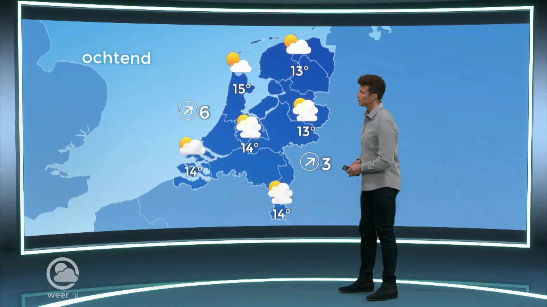 Weerbericht zondag 16 oktober 2022