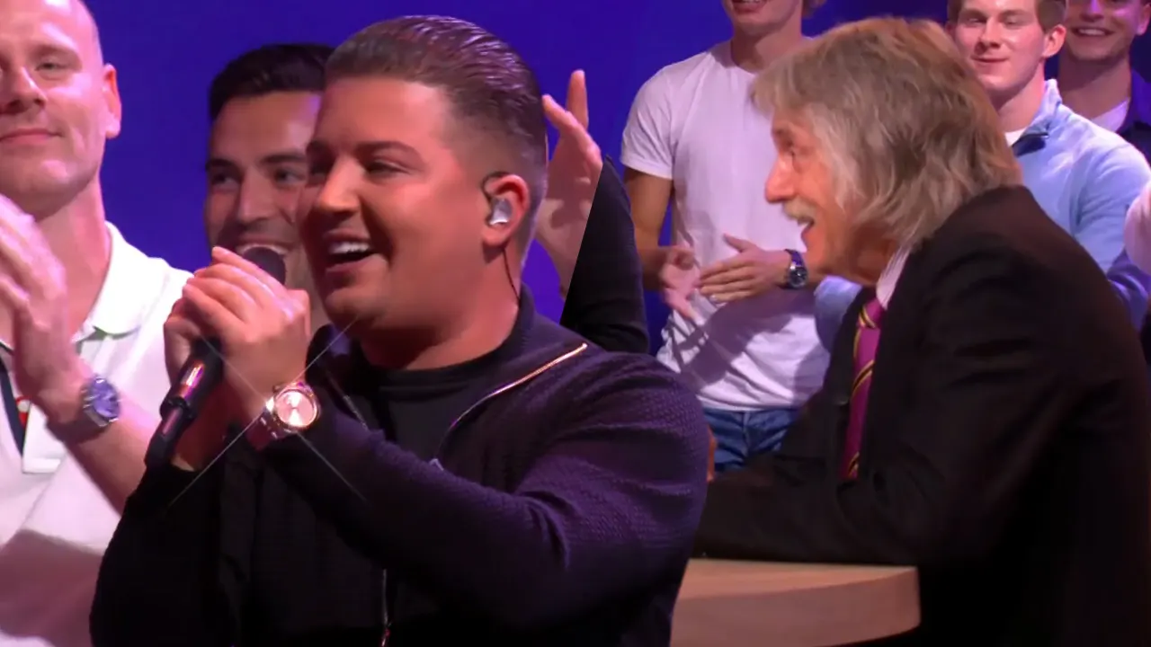 Marco Schuitmaker blaast studio omver met 'Engelbewaarder' bij Vandaag Inside