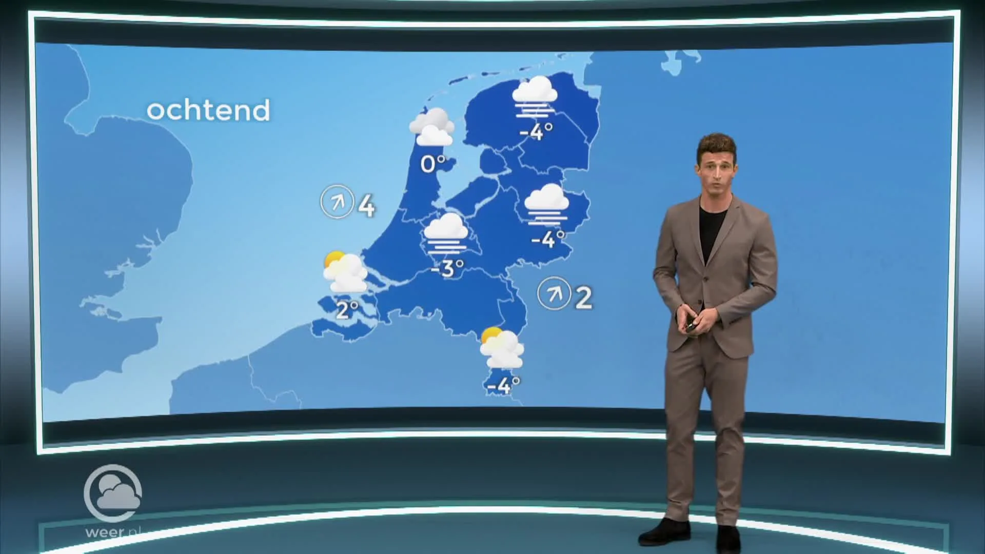 Weerbericht dinsdag 11 januari