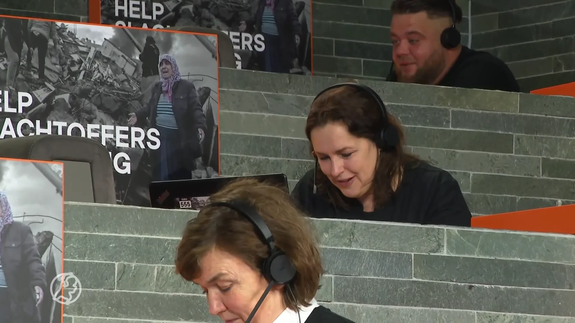 Telefoon staat roodgloeiend in het actiecentrum van Giro555