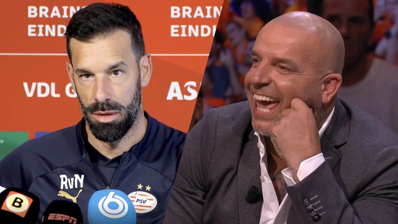 Andy ziet gefrustreerde Van Nistelrooij: 'Het liefst slaat hij die verslaggever op z'n bek'