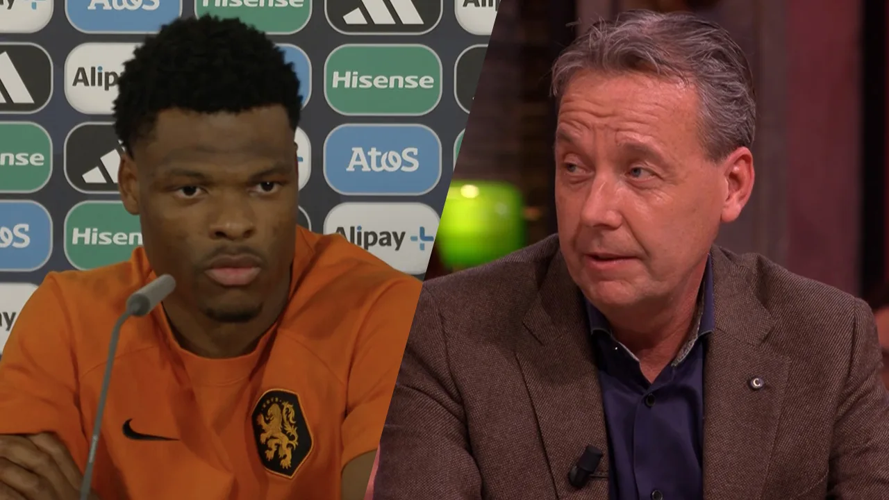 Persco Oranje eindigt met ongemakkelijke vraag van Valentijn Driessen aan Denzel Dumfries