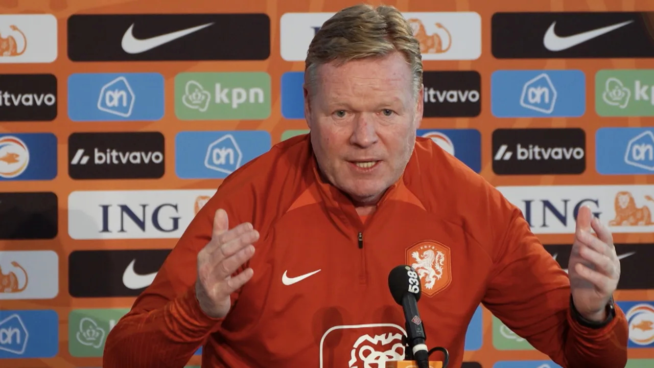 Koeman over Nations League: 'Je kan geschiedenis schrijven, ze lullen nog steeds over '88''.mp4