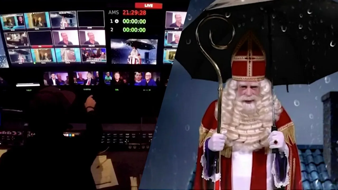 VI vanuit de regie: Sinterklaas op bezoek!