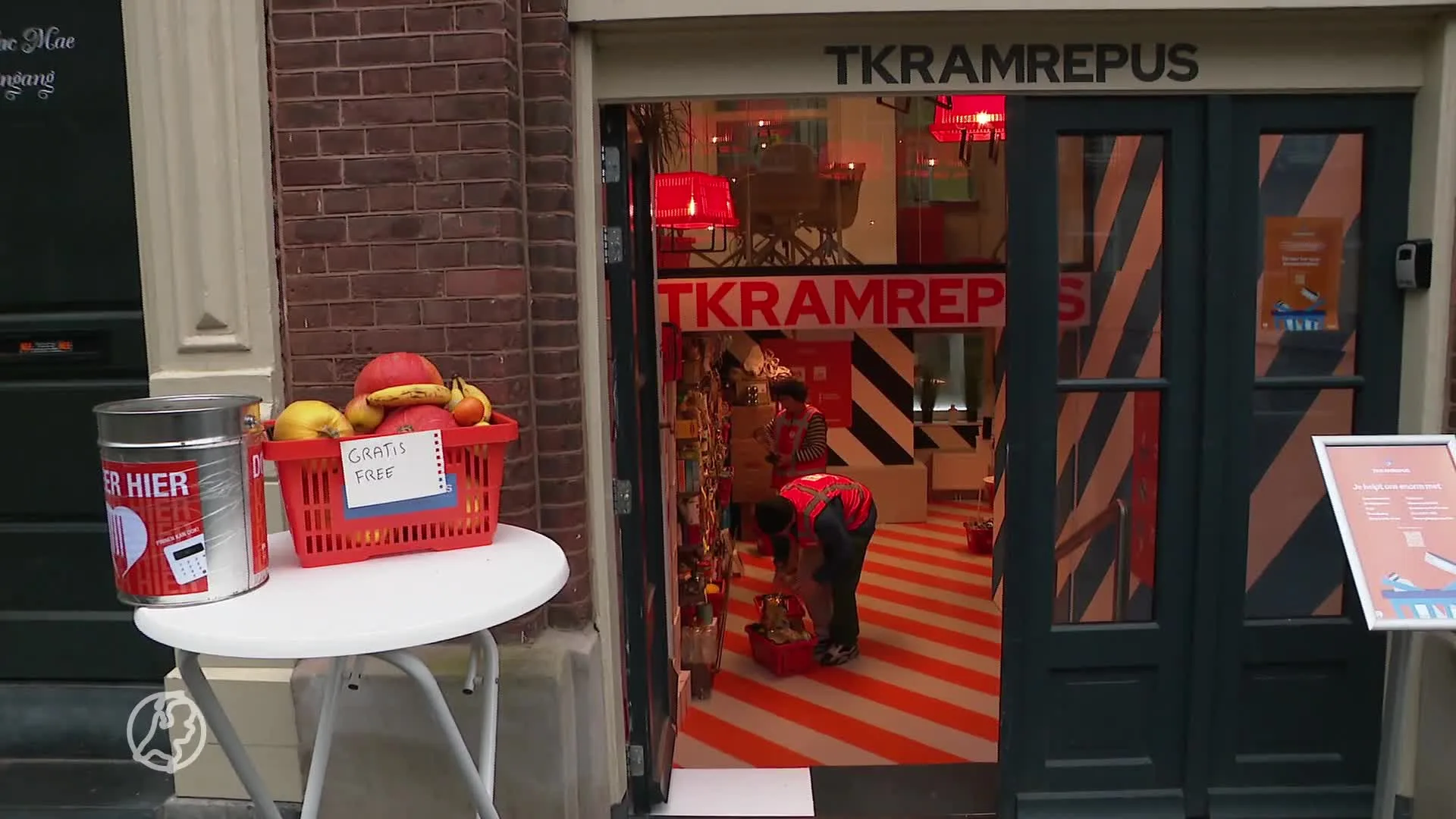 Omgekeerde supermarkt helpt minima met extraatje