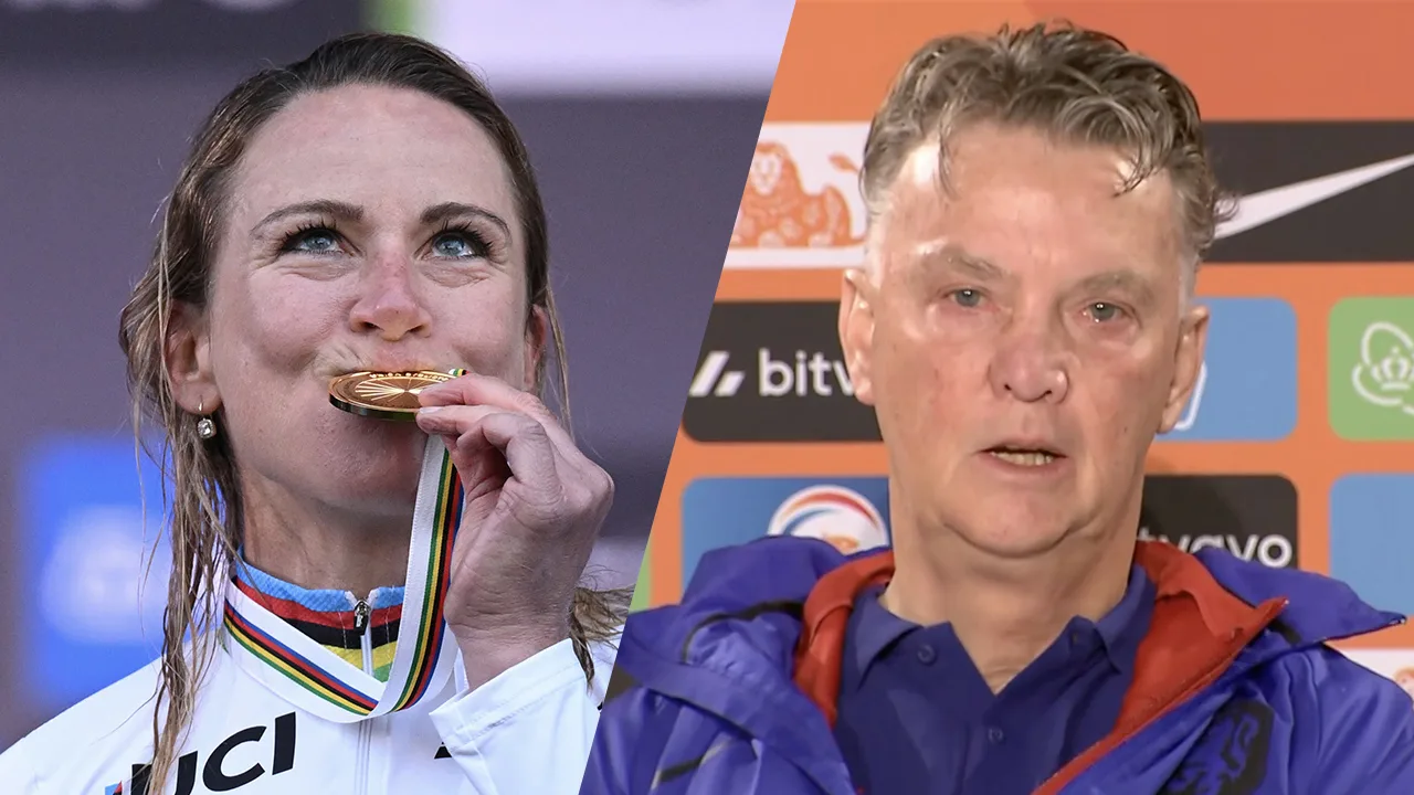 Van Gaal lyrisch over wereldtitel voor geblesseerde Van Vleuten