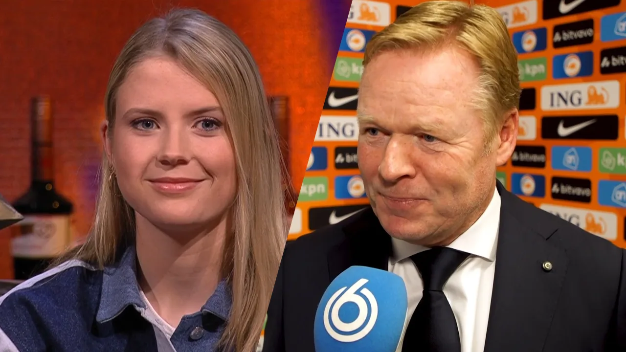 Noa vraagt Ronald Koeman naar Vandaag Inside-boycot: 'Ik heb daar wel een mening over'