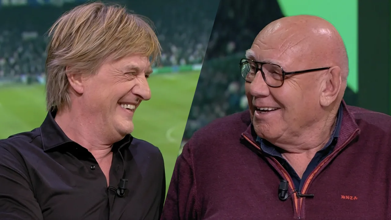 Wim dolt met Kees Jansma in de rust: 'Dit is zo ongelooflijk!'
