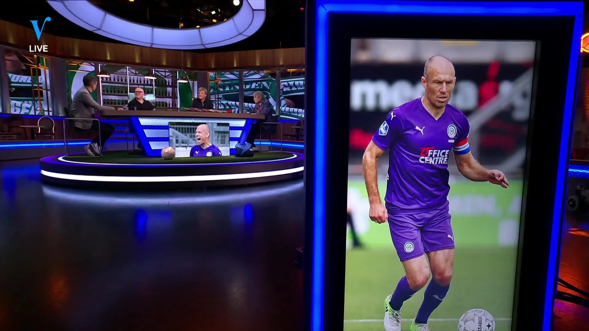 VI-mannen genoten van rentree Arjen Robben: 'Hartstikke leuk ...