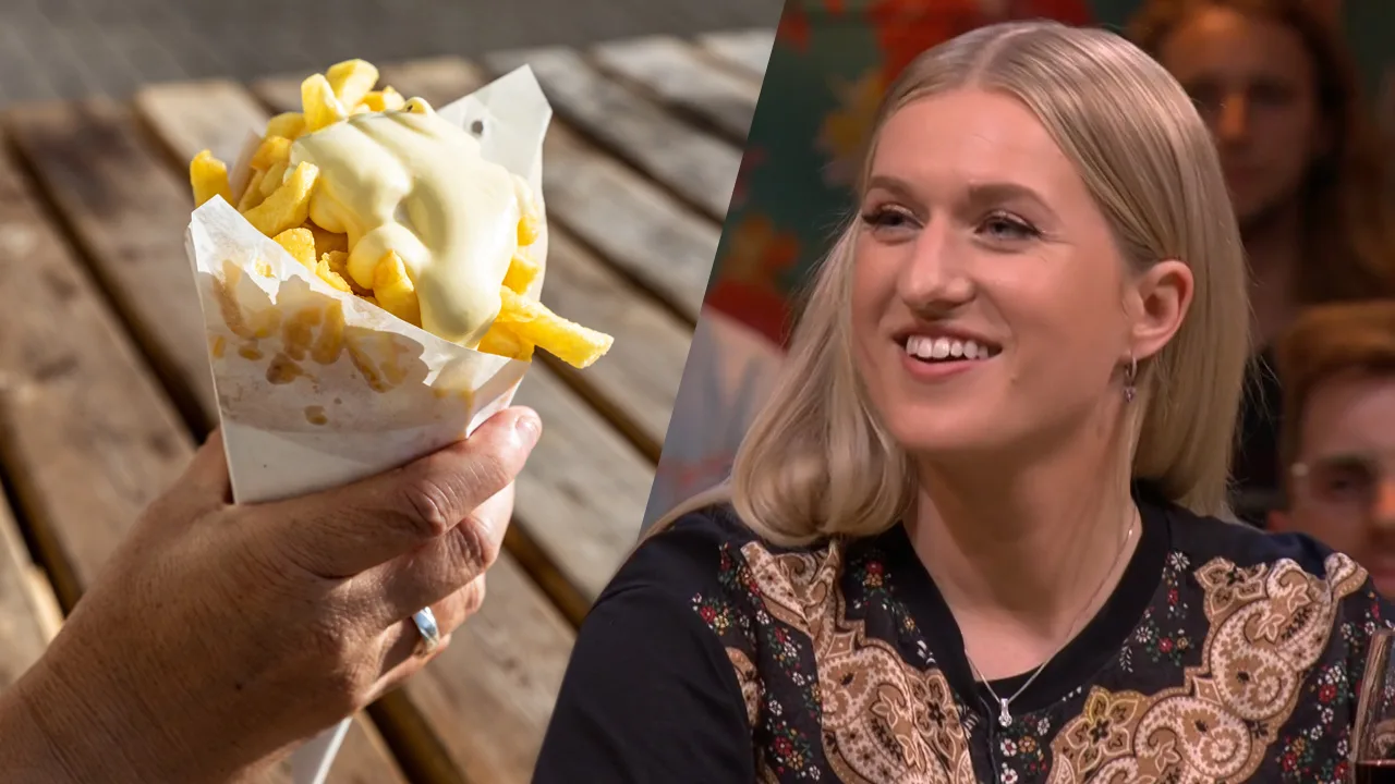 Britt Dekker verbaast Marcel en Gijs met zéér bijzondere eetgewoonte