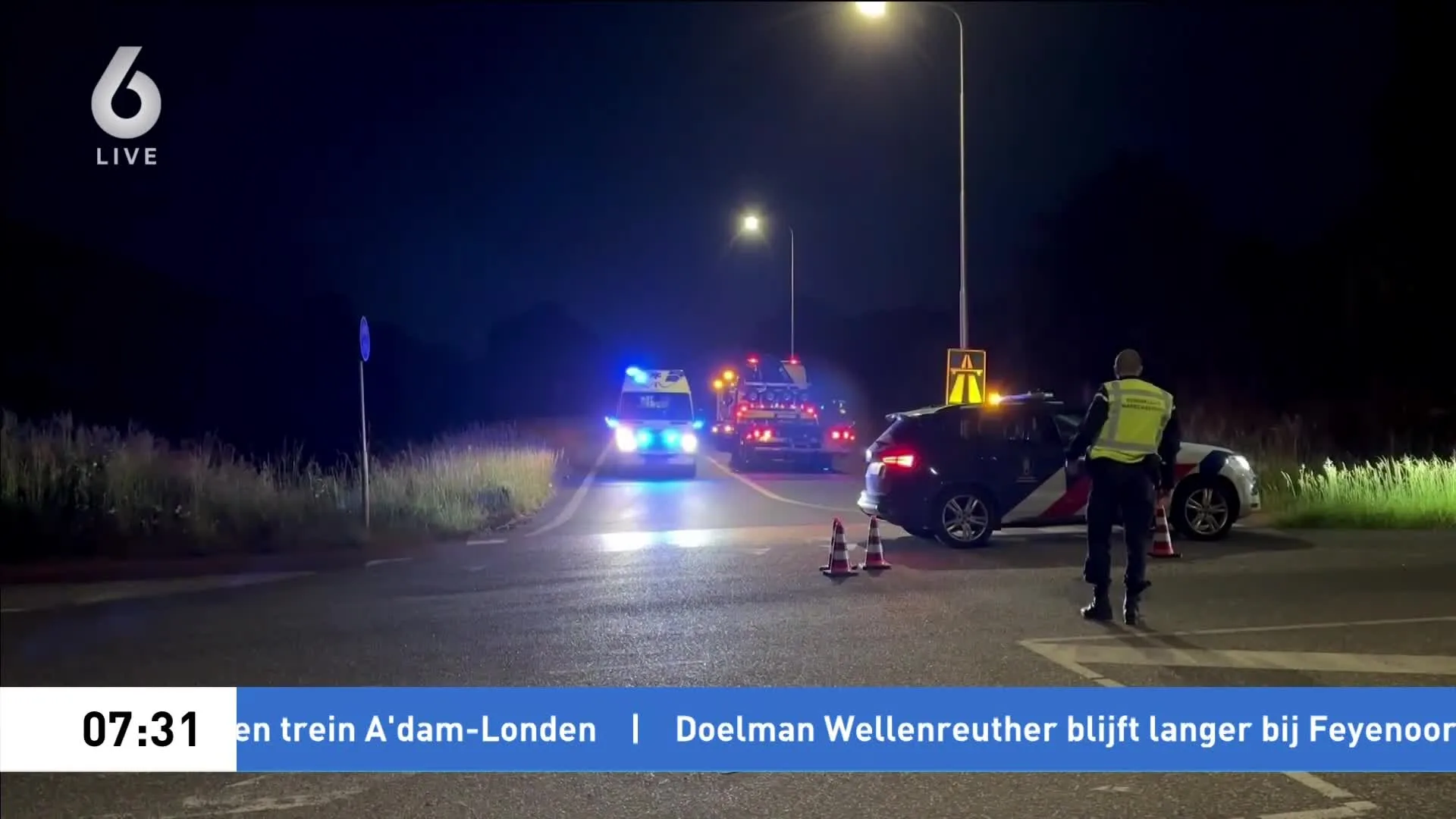 Deel A79 in richting van Maastricht afgesloten na ernstig ongeval