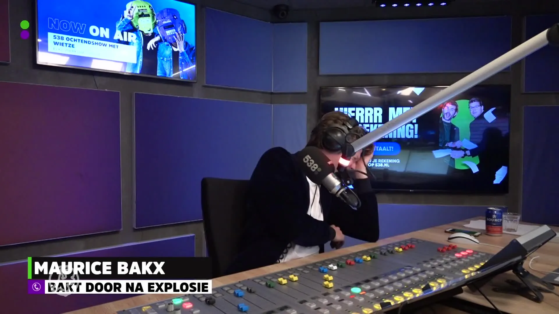 Gasfles ontplofte gisteren in gezicht Maurice, vandaag bakt hij 'gewoon' weer oliebollen