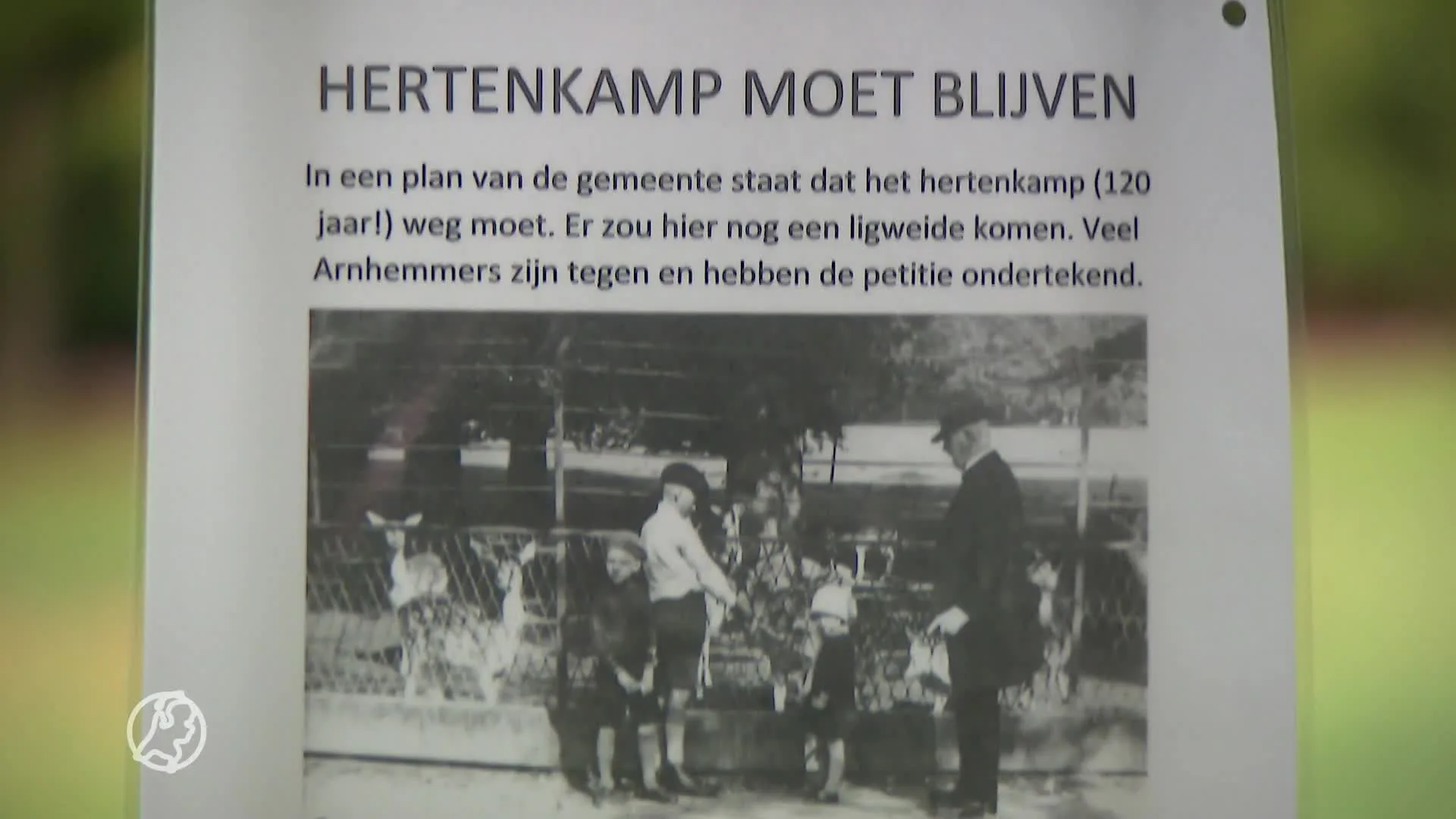 Arnhemmers in actie voor behoud historisch hertenkamp: 'Traditie dreigt te verdwijnen'