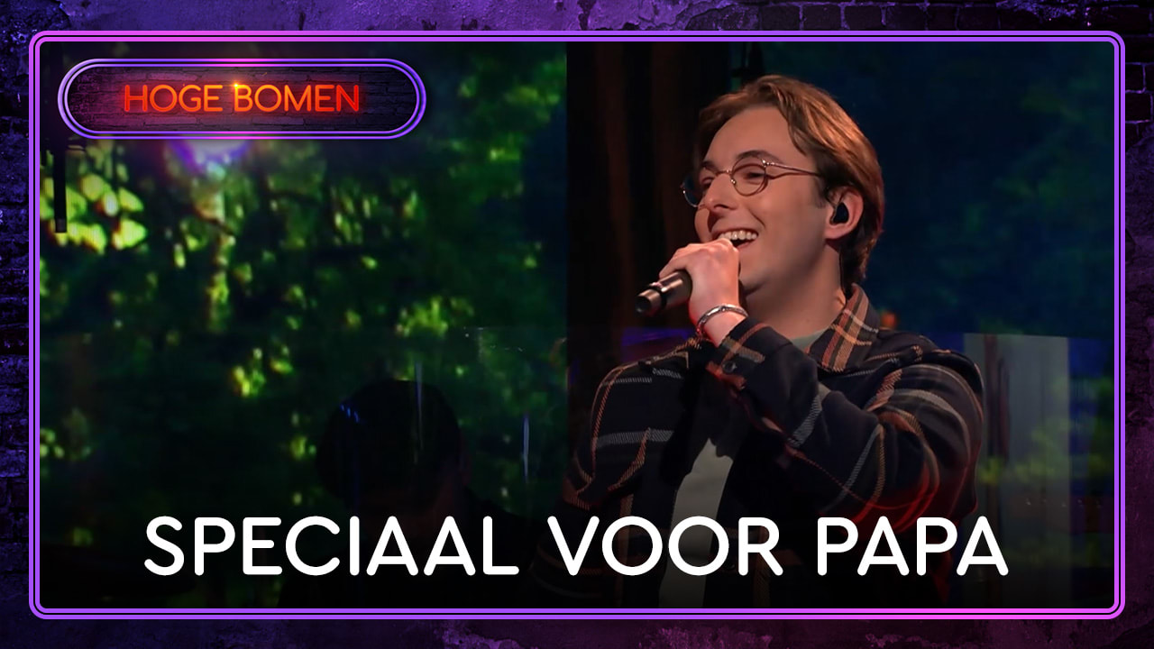 Christiaan zingt een prachtig lied voor zijn vader Frans