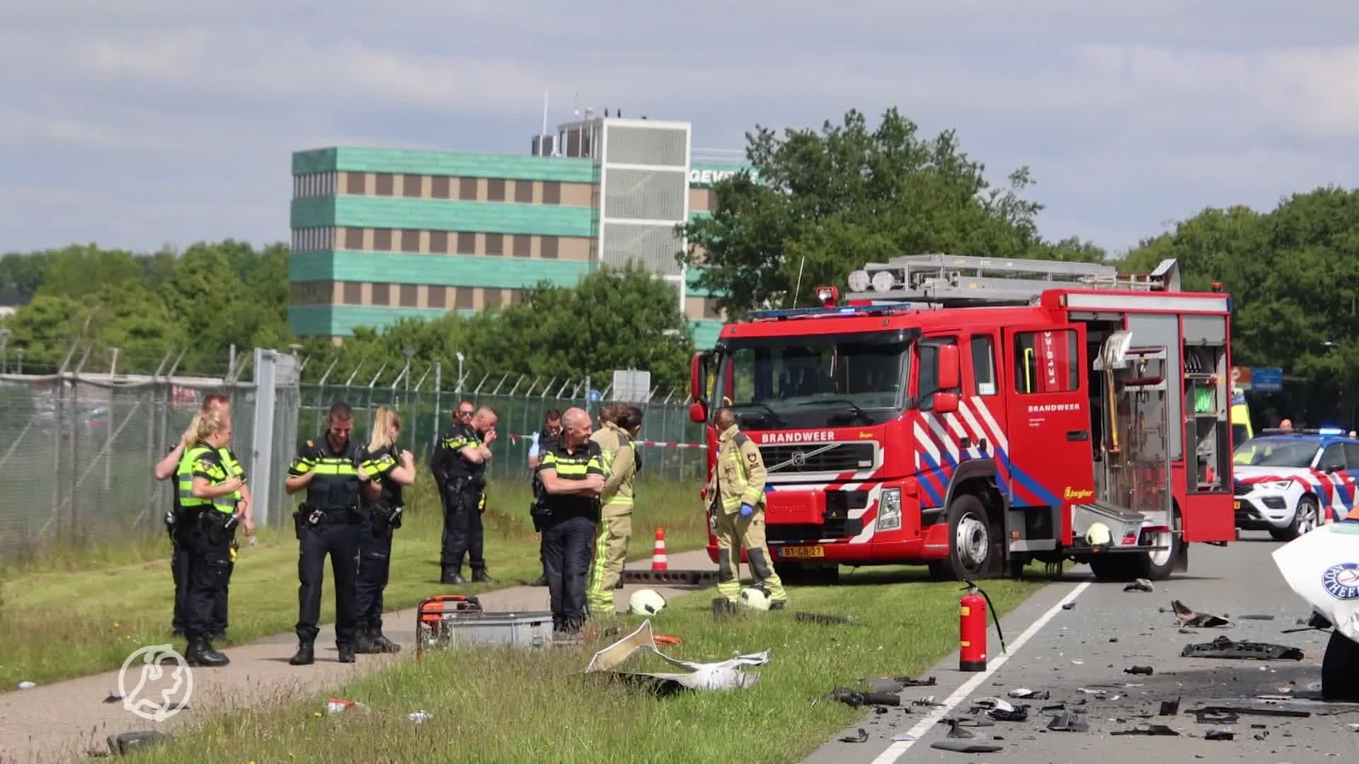 Twee gewonden bij zeer ernstig ongeval in Eelde