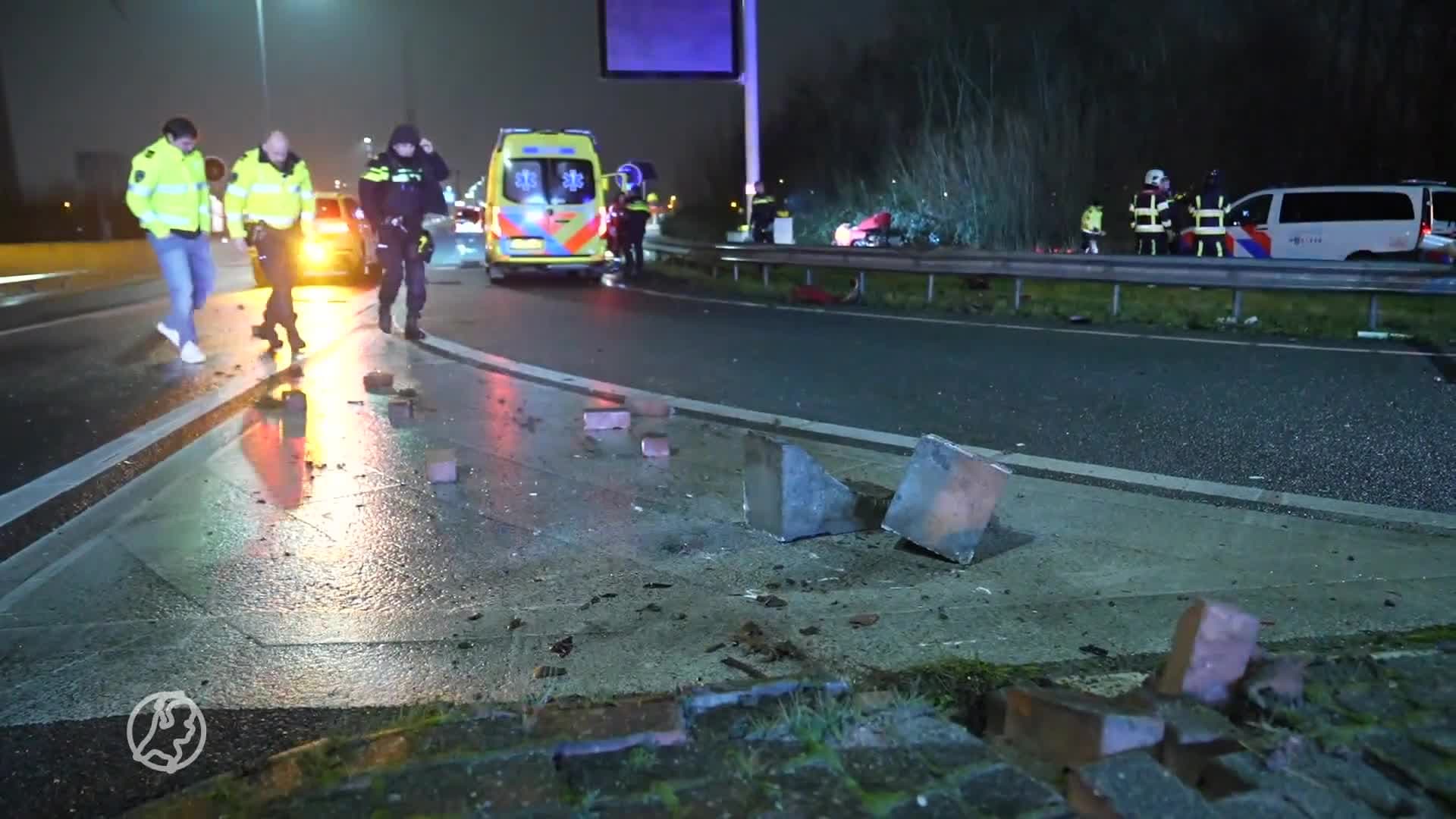Dode en zwaargewonden bij ongeval N57 bij Brielle