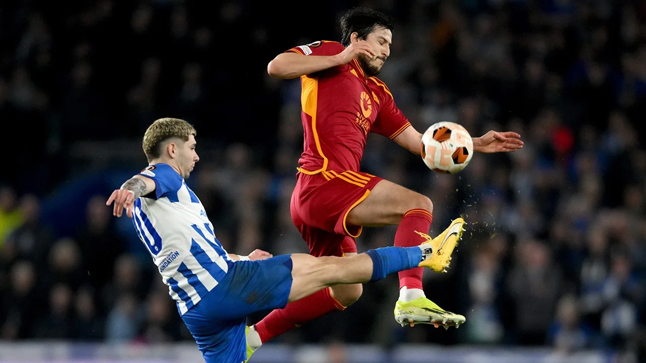 SAMENVATTING: Brighton - AS Roma (achtste finale Europa League)