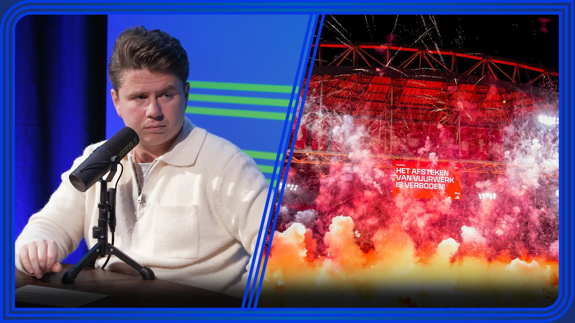 Chaos op de tribune bij Ajax: 'Zij denken niet aan anderen'