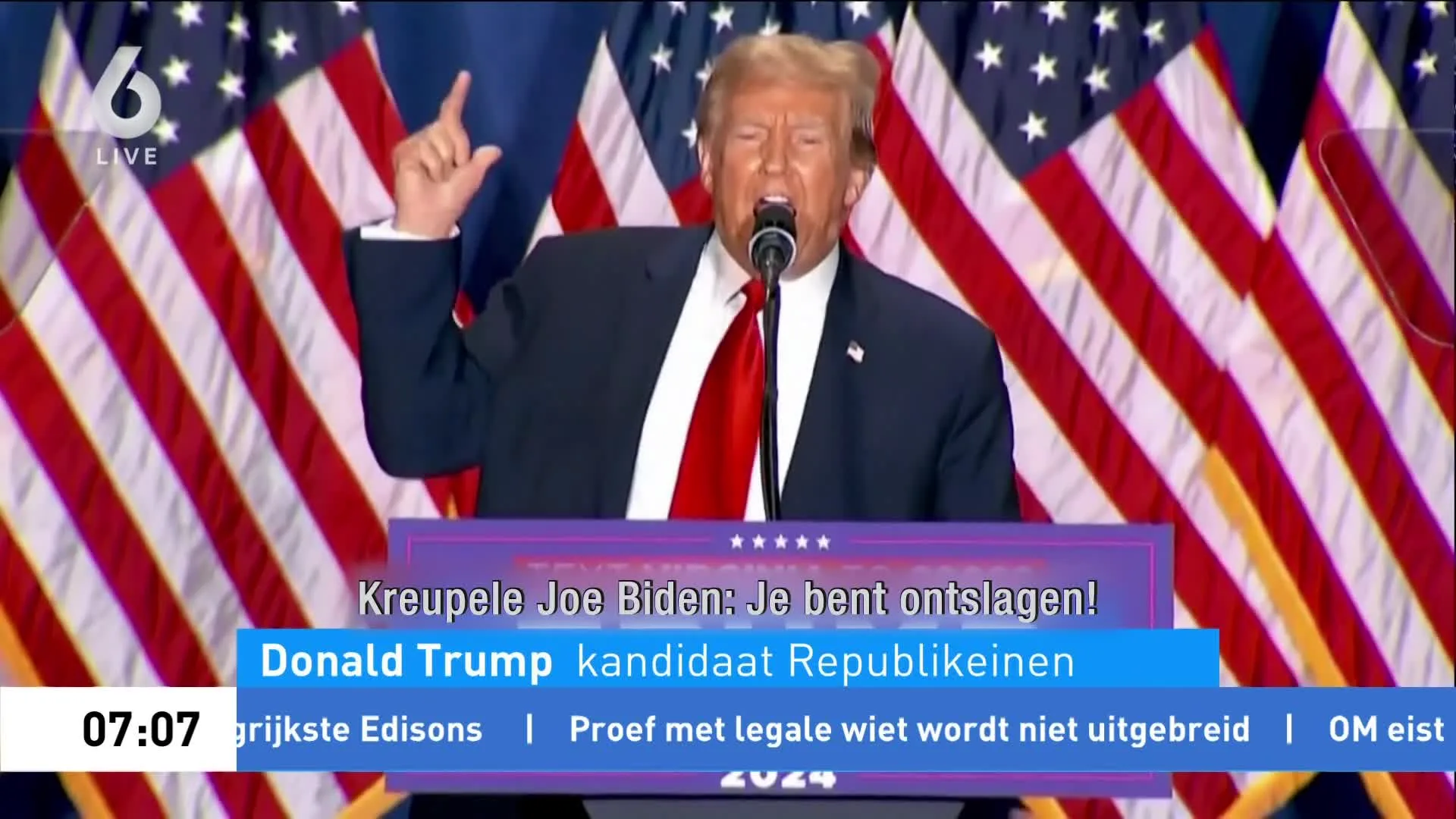 Minder Nederlanders zouden deze verkiezingen op Biden stemmen