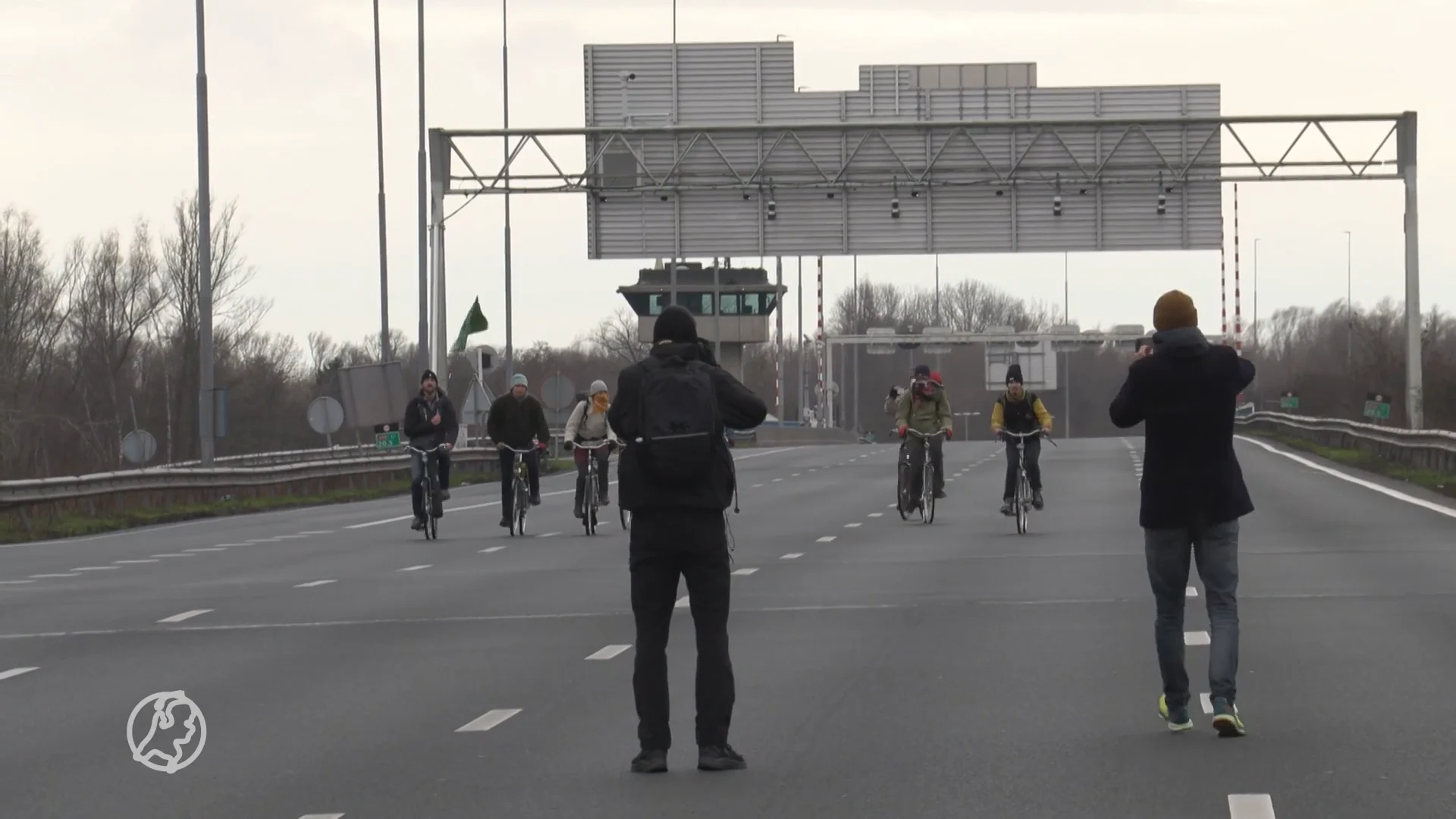 Demonstratie op A10 in Amsterdam