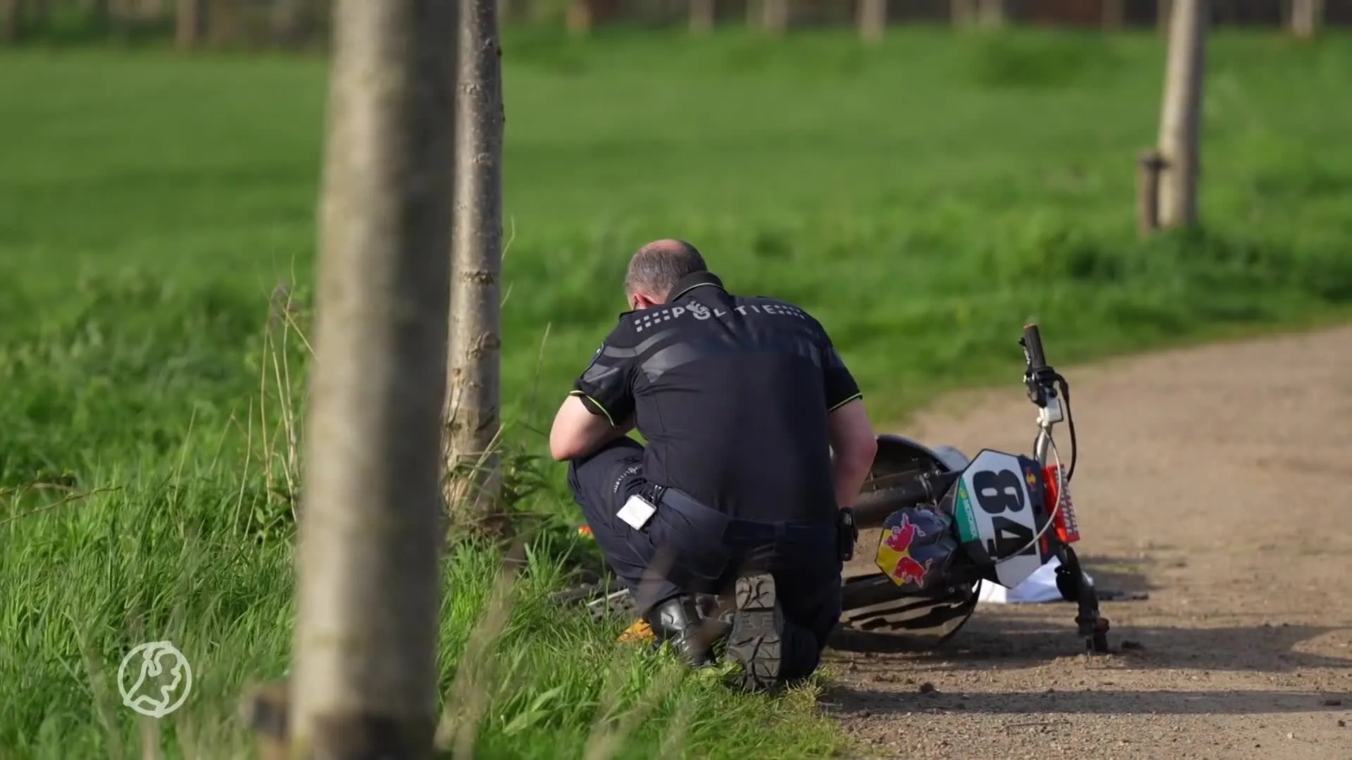 Man (25) botst met motor op een boom in Lieshout en overlijdt