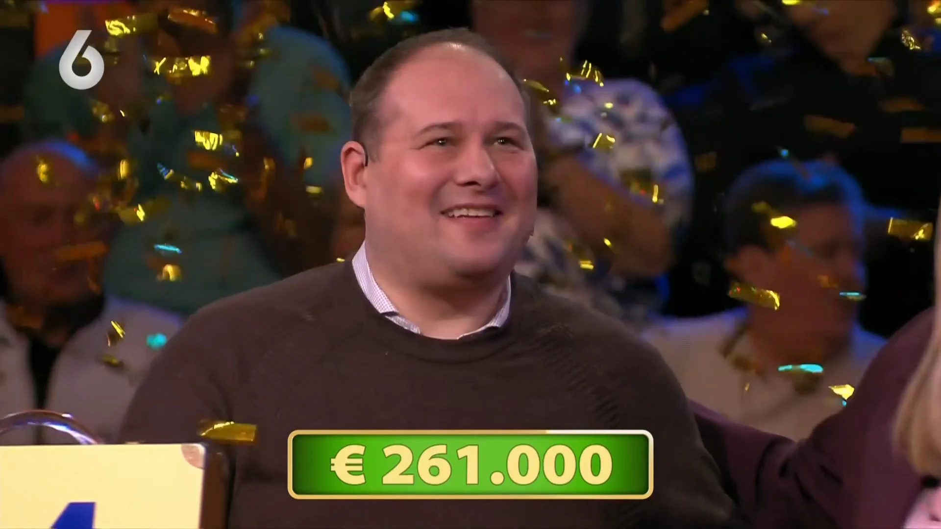 Het lef van Jeroen wordt beloond met 261.000 euro!