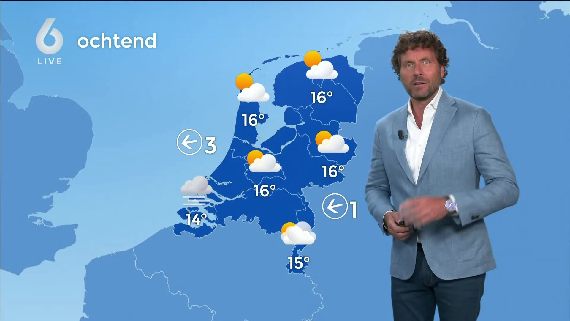 Dinsdag zomerse temperaturen, maar later stevige plensbuien