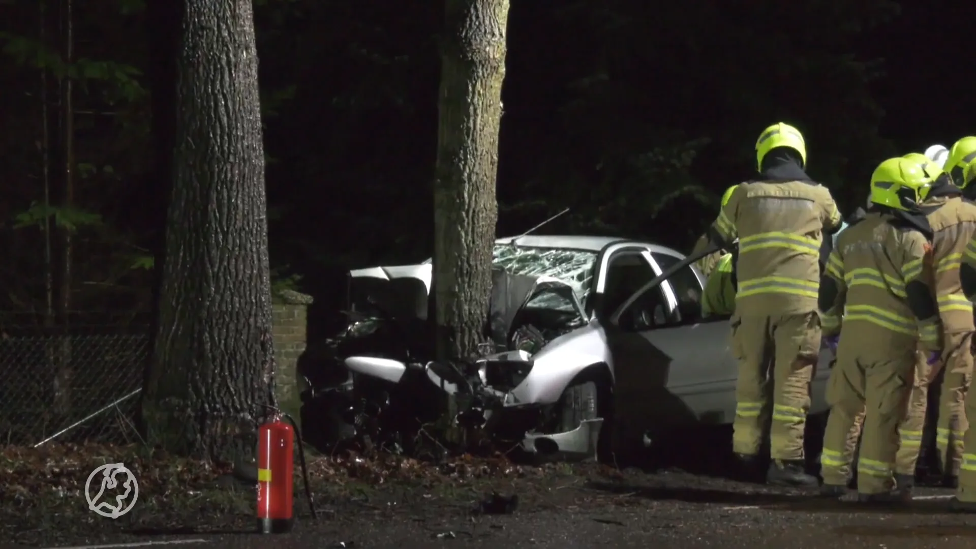 Vrouw (24) verliest controle over stuur en botst tegen boom in Putten