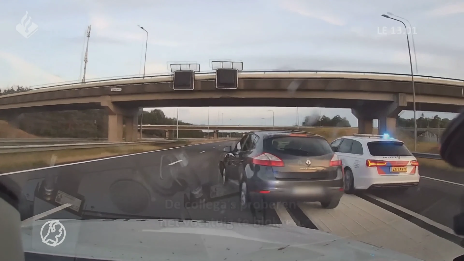 Zien: politie achtervolgt automobilist onder invloed halve land door