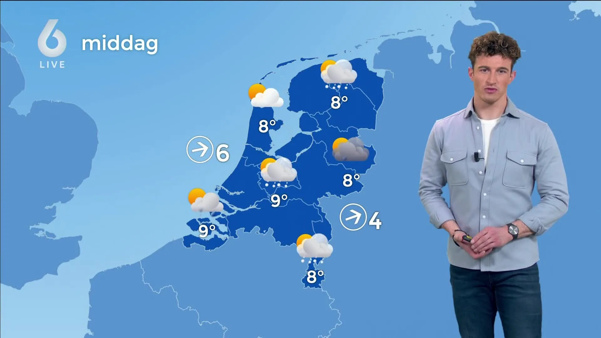 Gure dag vol maartse buien: onweer, hagel, en flinke windvlagen